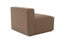 Atelier Del Sofa Sofá 1 Plaza XL O1 - Marrón, Estructura Haya/Abeto/Aglomerado, Tejido Suave